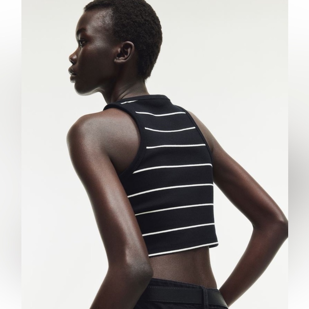H&M Ribbed Crop Top - Picture 2 of 6